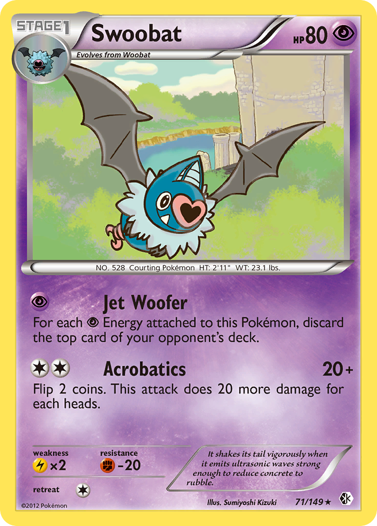 Swoobat (71/149) [Black & White: Boundaries Crossed] | Gamers Paradise