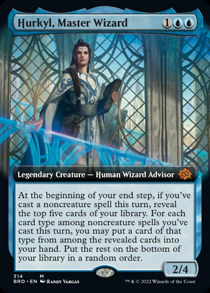 Hurkyl, Master Wizard (Extended Art) [The Brothers' War] | Gamers Paradise