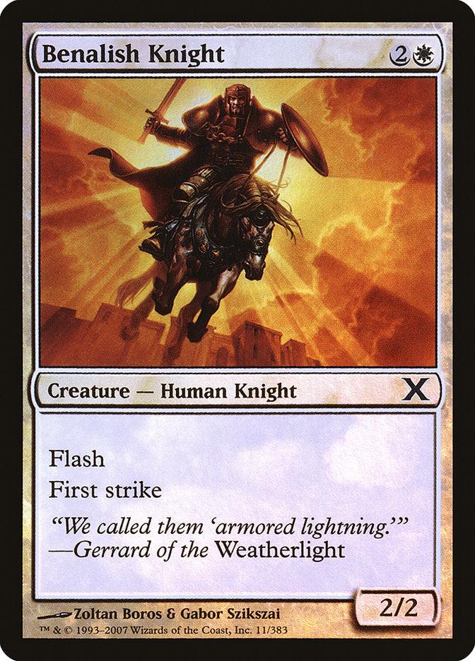 Benalish Knight (Premium Foil) [Tenth Edition] | Gamers Paradise