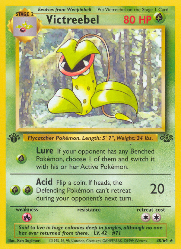Victreebel (30/64) [Jungle 1st Edition] | Gamers Paradise
