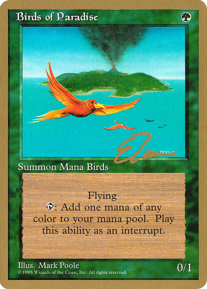 Birds of Paradise (Eric Tam) [Pro Tour Collector Set] | Gamers Paradise