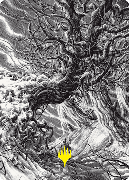 Forest Art Card (Gold-Stamped Signature) [Innistrad: Crimson Vow Art Series] | Gamers Paradise