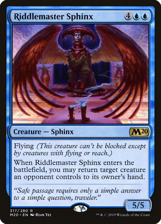 Riddlemaster Sphinx [Core Set 2020] | Gamers Paradise