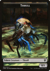 Elf Warrior // Thrull Double-Sided Token [Commander Legends Tokens] | Gamers Paradise