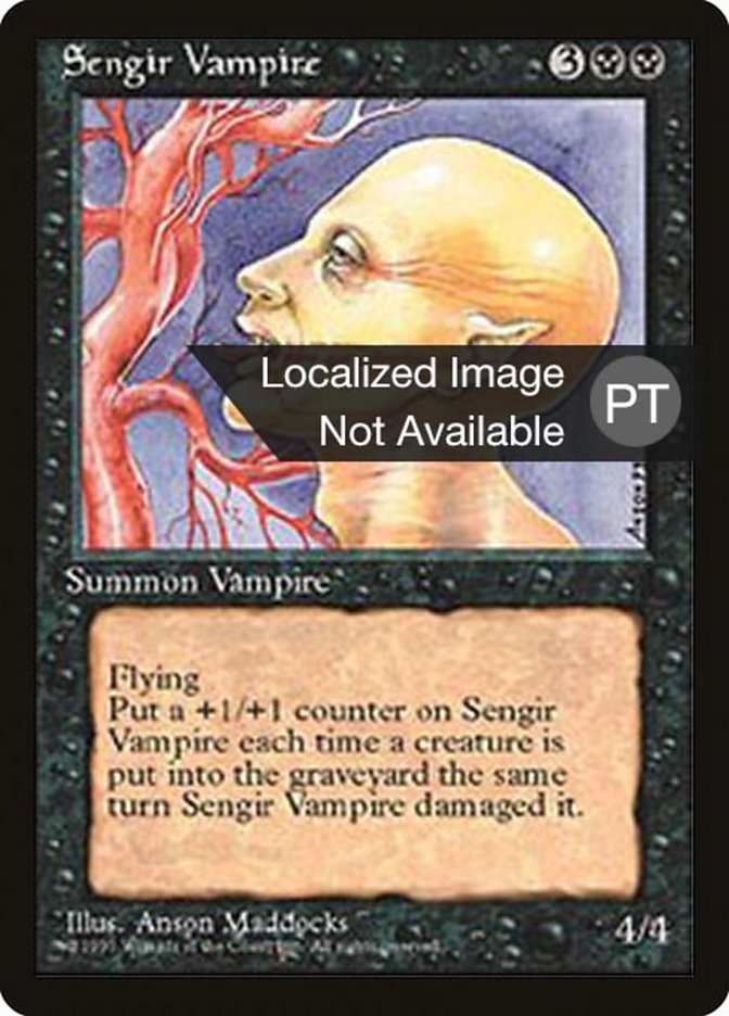 Sengir Vampire [Fourth Edition (Foreign Black Border)] | Gamers Paradise