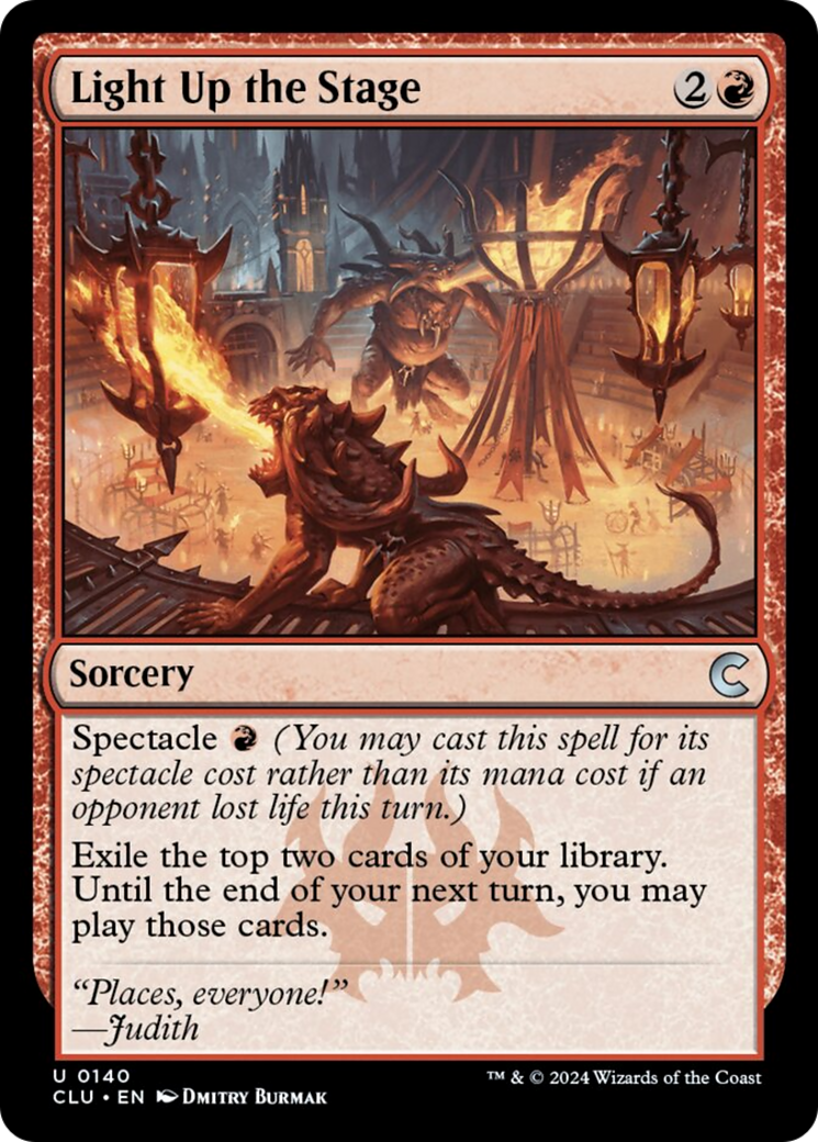 Light Up the Stage [Ravnica: Clue Edition] | Gamers Paradise