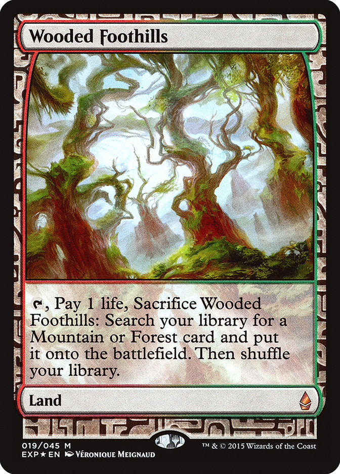 Wooded Foothills [Zendikar Expeditions] | Gamers Paradise
