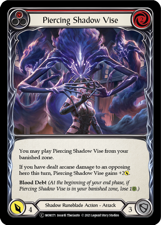 Piercing Shadow Vise (Red) [U-MON171] Unlimited Normal | Gamers Paradise