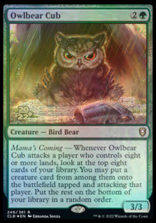 Owlbear Cub [Commander Legends: Battle for Baldur's Gate Prerelease Promos] | Gamers Paradise