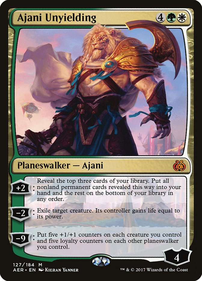 Ajani Unyielding [Aether Revolt] | Gamers Paradise