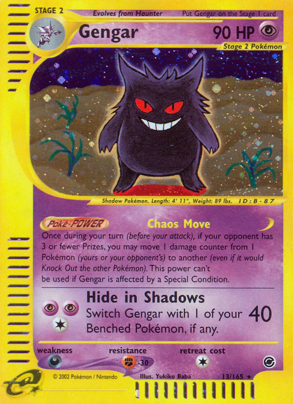 Gengar (13/165) [Expedition: Base Set] | Gamers Paradise