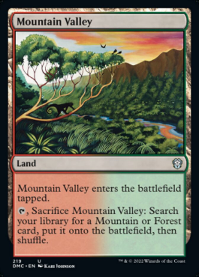 Mountain Valley [Dominaria United Commander] | Gamers Paradise