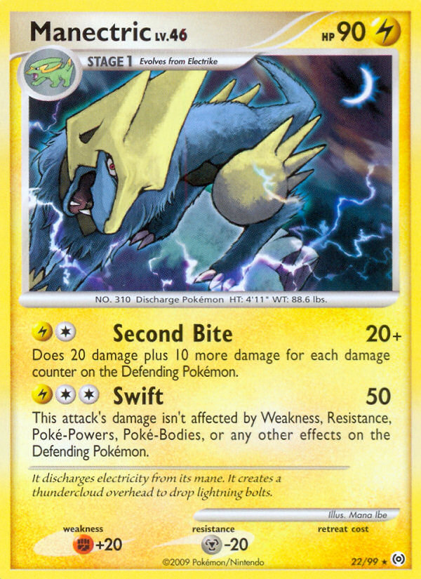 Manectric (22/99) [Platinum: Arceus] | Gamers Paradise