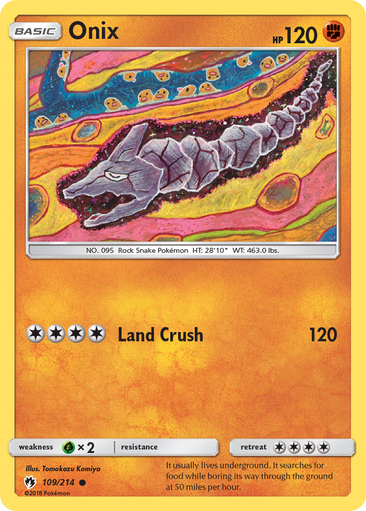 Onix (109/214) [Sun & Moon: Lost Thunder] | Gamers Paradise