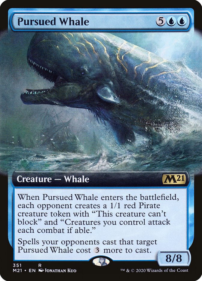 Pursued Whale (Extended Art) [Core Set 2021] | Gamers Paradise