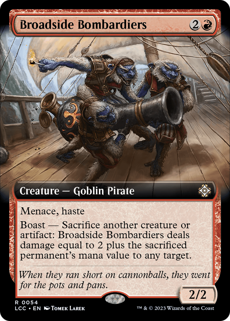 Broadside Bombardiers (Extended Art) [The Lost Caverns of Ixalan Commander] | Gamers Paradise