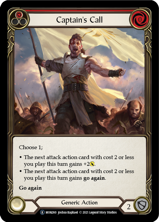 Captain's Call (Red) [U-MON260] Unlimited Normal | Gamers Paradise