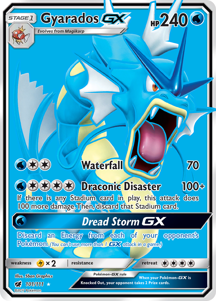 Gyarados GX (101/111) [Sun & Moon: Crimson Invasion] | Gamers Paradise