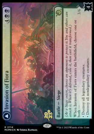 Invasion of Fiora // Marchesa, Resolute Monarch [March of the Machine Prerelease Promos] | Gamers Paradise