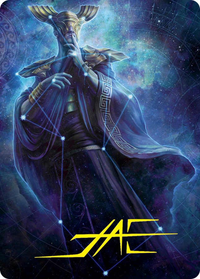 Atris, Oracle of Half-Truths Art Card (Gold-Stamped Signature) [March of the Machine Art Series] | Gamers Paradise