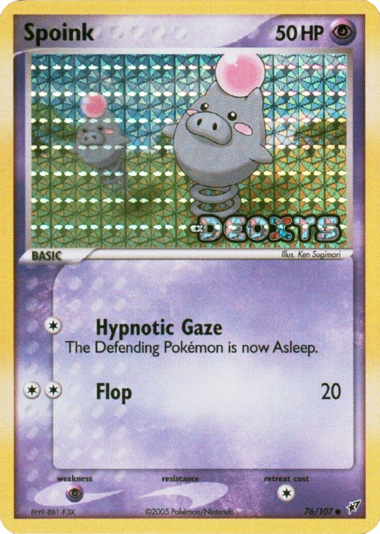spoink pokemon card price Japan Pop Mart Colorless Power Gem (30) Weakness Darkness 2 Resistance Fighting Spoink 090/197 SV03 Obsidian Flames