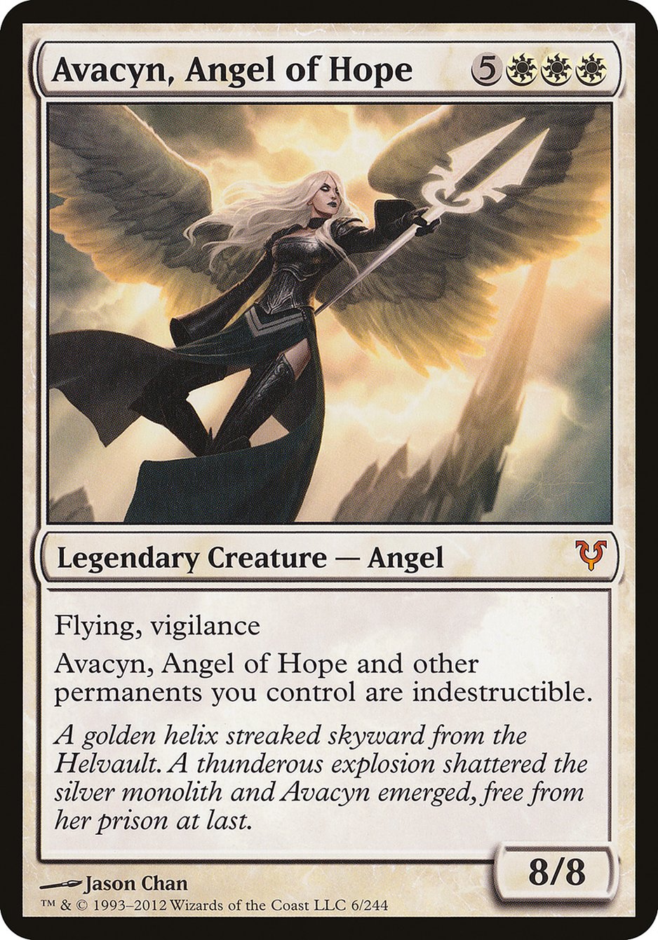 Avacyn, Angel of Hope (Oversized) [Open the Helvault] | Gamers Paradise