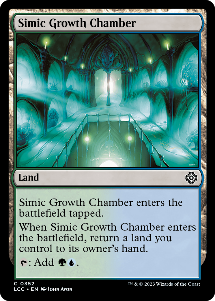 Simic Growth Chamber [The Lost Caverns of Ixalan Commander] | Gamers Paradise