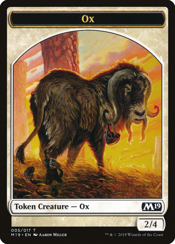 Ox Token [Core Set 2019 Tokens] | Gamers Paradise