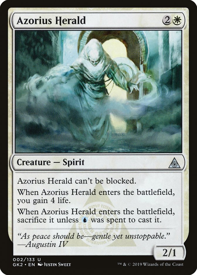 Azorius Herald [Ravnica Allegiance Guild Kit] | Gamers Paradise