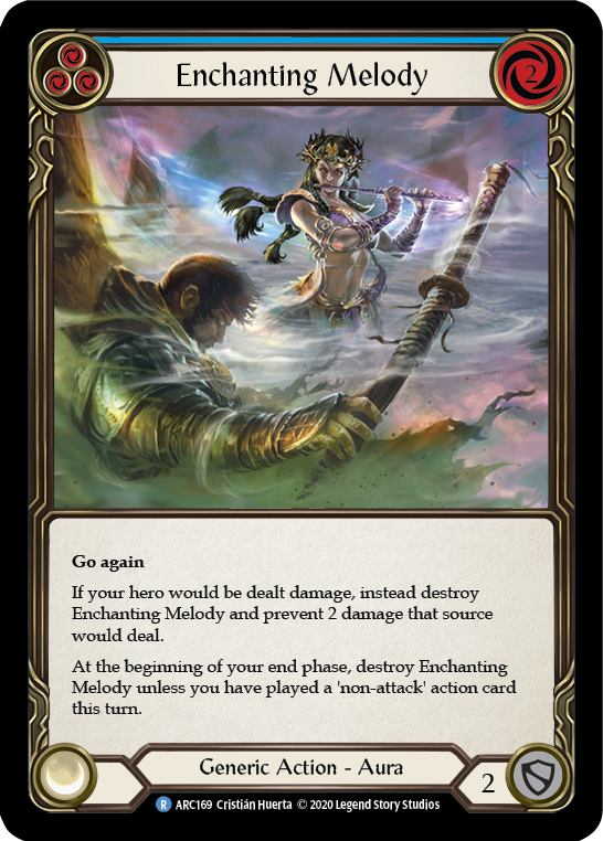 Enchanting Melody (Blue) [U-ARC169] Unlimited Rainbow Foil | Gamers Paradise