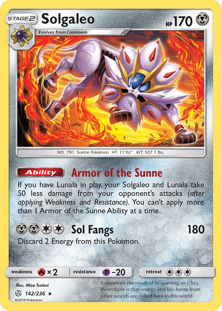 Solgaleo (142/236) [Sun & Moon: Cosmic Eclipse] | Gamers Paradise