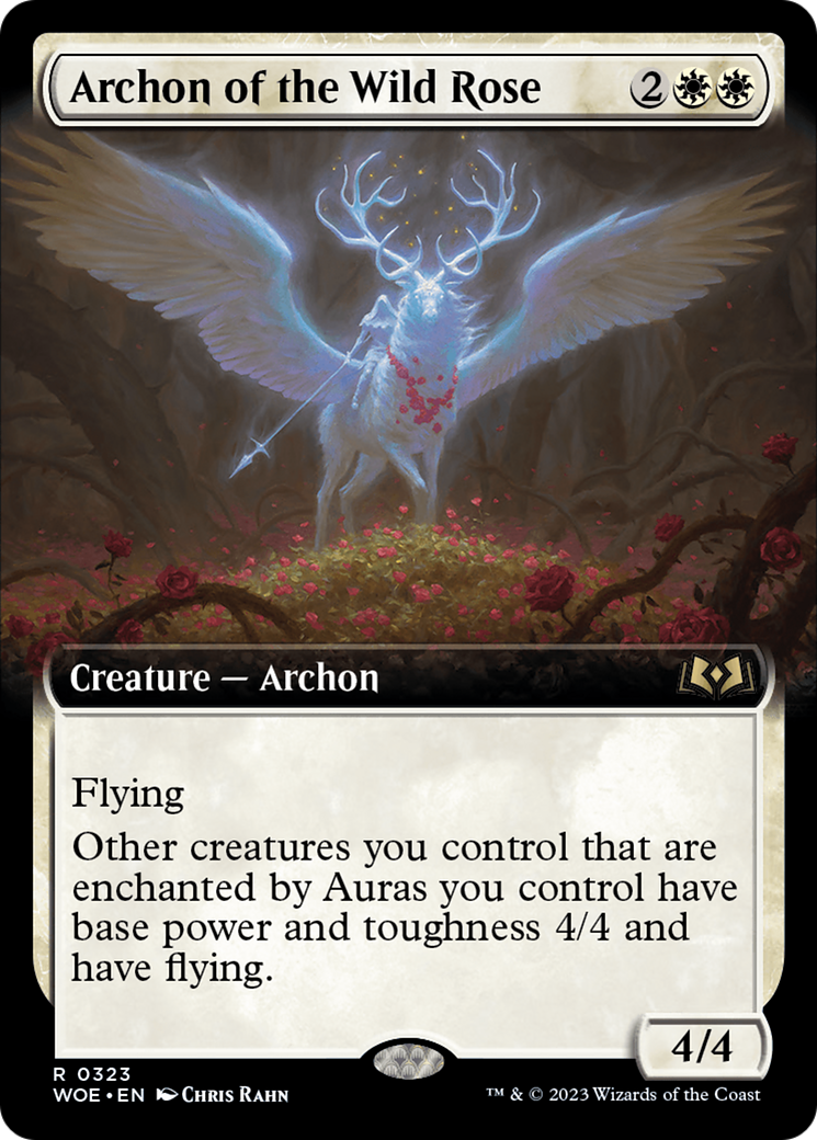 Archon of the Wild Rose (Extended Art) [Wilds of Eldraine] | Gamers Paradise