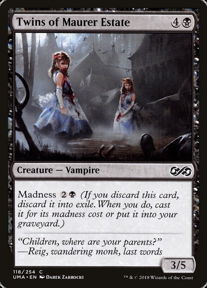 Twins of Maurer Estate [Ultimate Masters] | Gamers Paradise