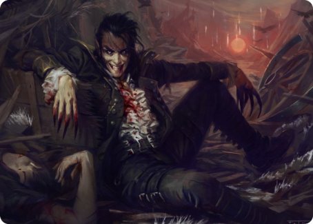 Arrogant Outlaw Art Card [Innistrad: Midnight Hunt Art Series] | Gamers Paradise