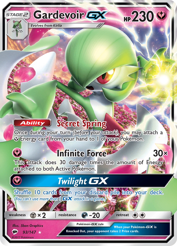 Gardevoir GX (93/147) [Sun & Moon: Burning Shadows] | Gamers Paradise