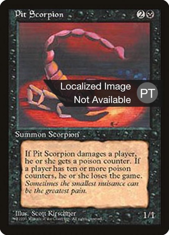 Pit Scorpion [Fourth Edition (Foreign Black Border)] | Gamers Paradise