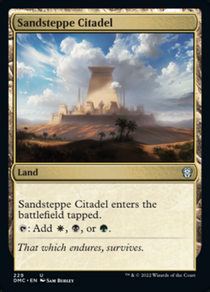 Sandsteppe Citadel [Dominaria United Commander] | Gamers Paradise