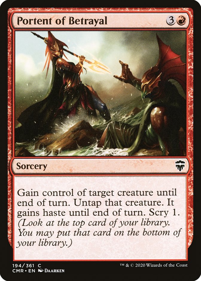 Portent of Betrayal [Commander Legends] | Gamers Paradise