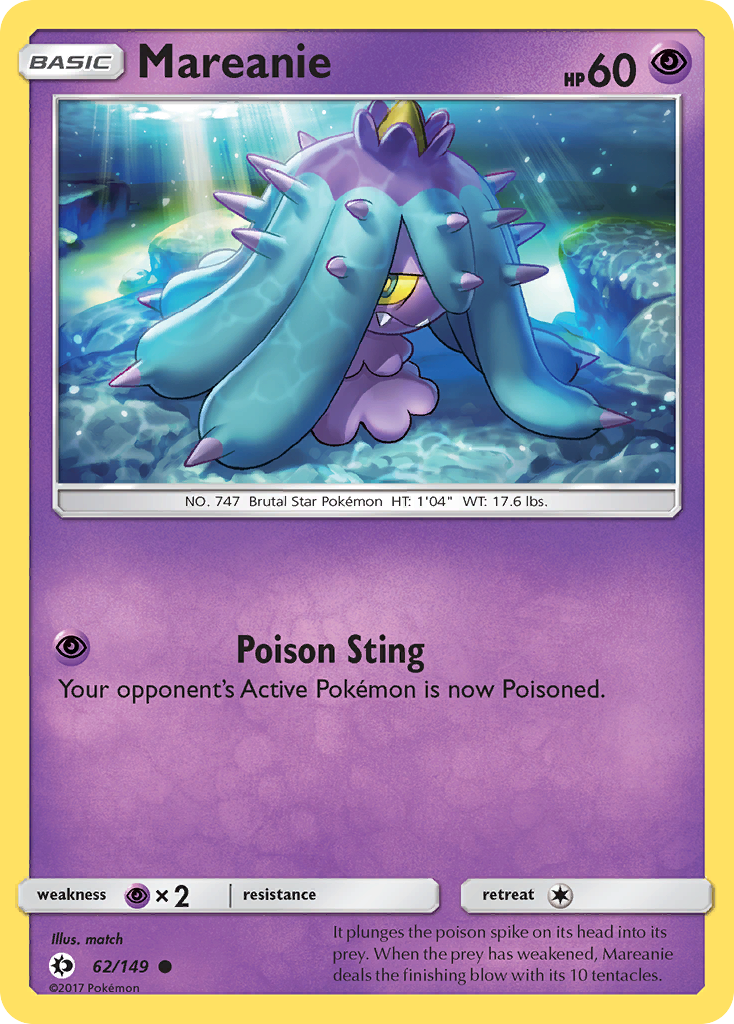 Mareanie (62/149) [Sun & Moon: Base Set] | Gamers Paradise