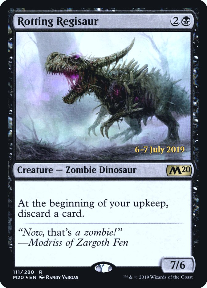 Rotting Regisaur [Core Set 2020 Prerelease Promos] | Gamers Paradise