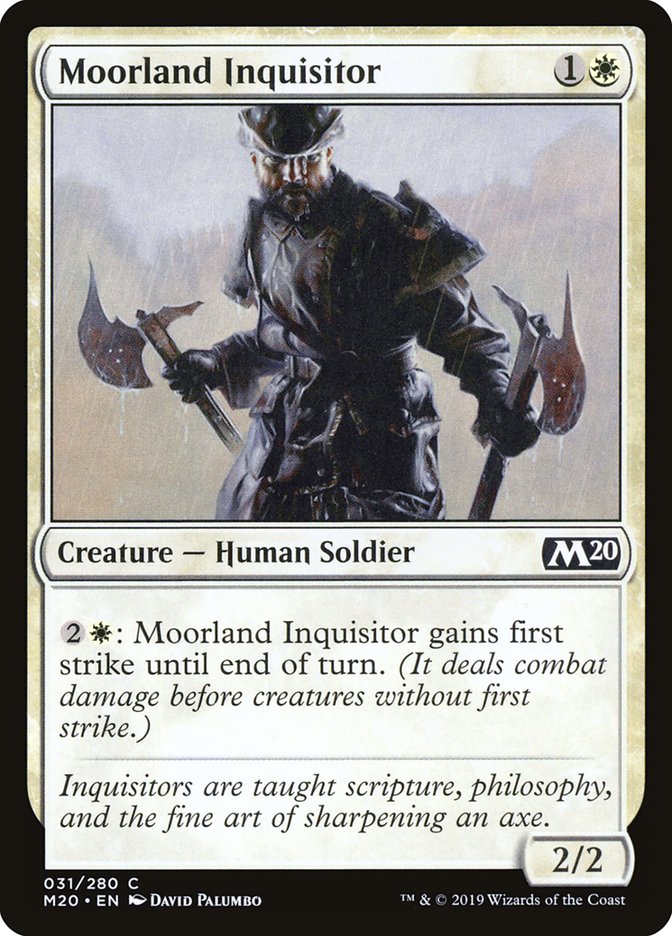 Moorland Inquisitor [Core Set 2020] | Gamers Paradise