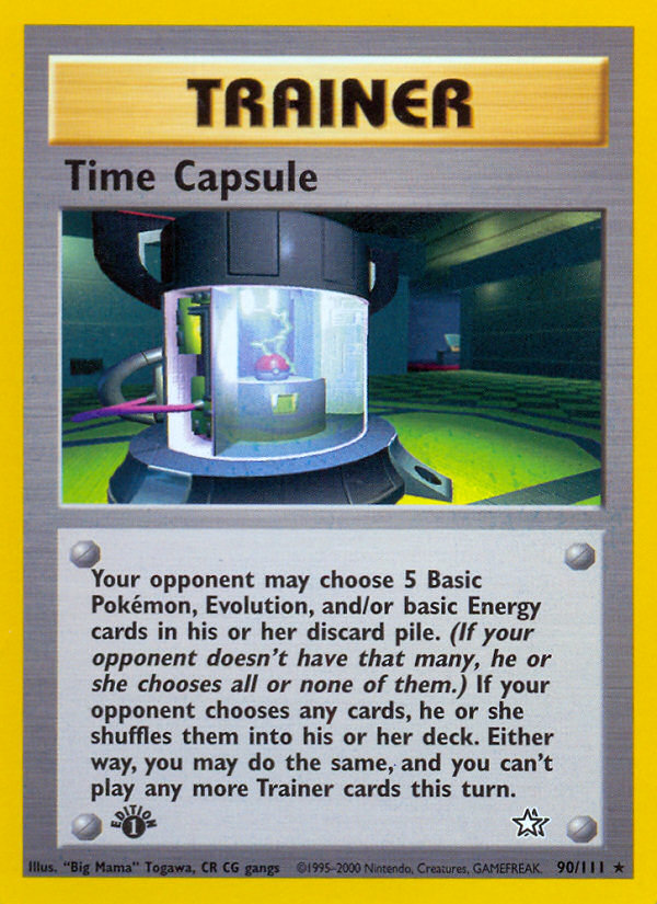 Time Capsule (90/111) [Neo Genesis 1st Edition] | Gamers Paradise