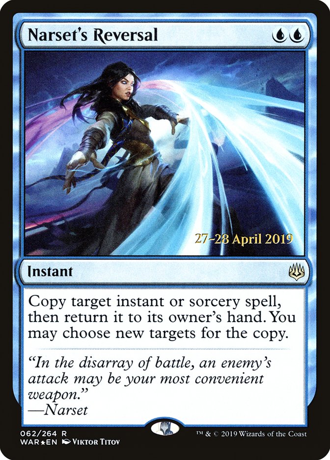 Narset's Reversal [War of the Spark Prerelease Promos] | Gamers Paradise