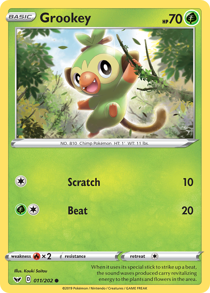 Grookey (011/202) [Sword & Shield: Base Set] | Gamers Paradise