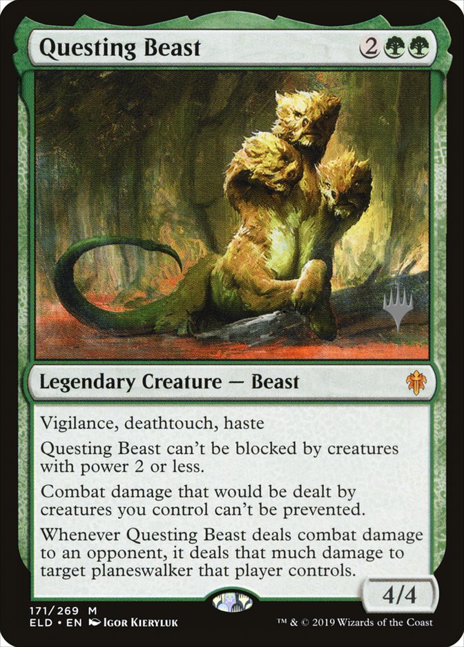 Questing Beast (Promo Pack) [Throne of Eldraine Promos] | Gamers Paradise