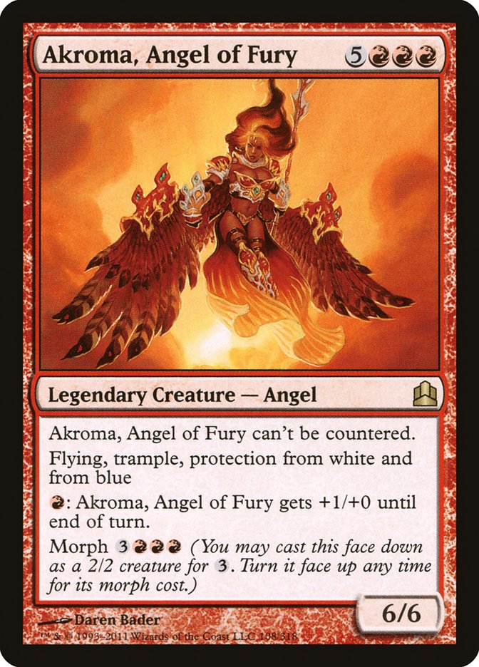 Akroma, Angel of Fury [Commander 2011] | Gamers Paradise