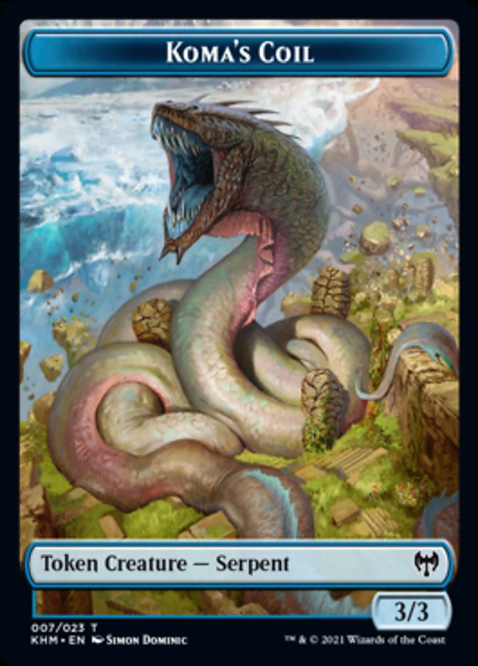 Koma's Coil Token [Kaldheim Tokens] | Gamers Paradise