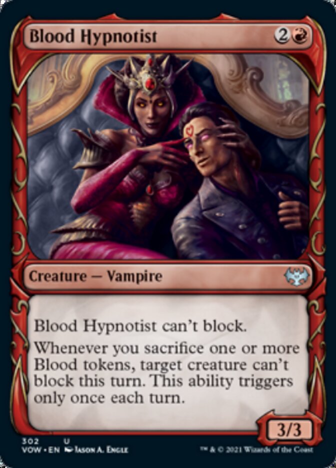 Blood Hypnotist (Showcase Fang Frame) [Innistrad: Crimson Vow] | Gamers Paradise