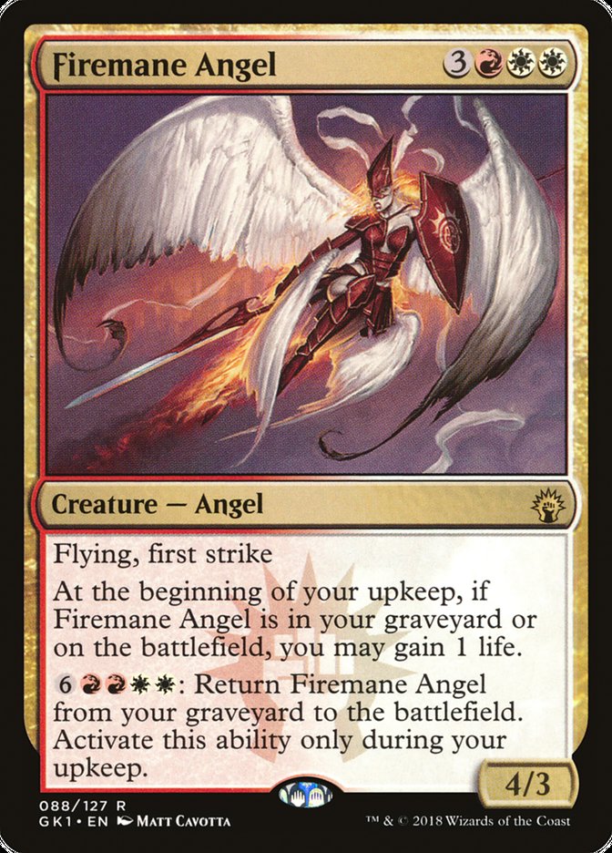 Firemane Angel [Guilds of Ravnica Guild Kit] | Gamers Paradise