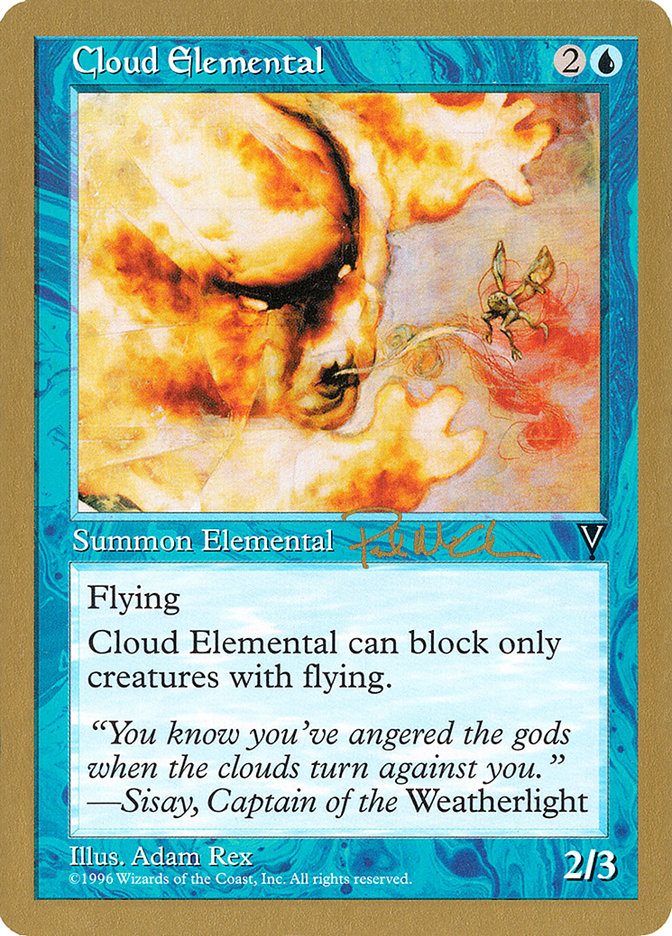 Cloud Elemental (Paul McCabe) [World Championship Decks 1997] | Gamers Paradise